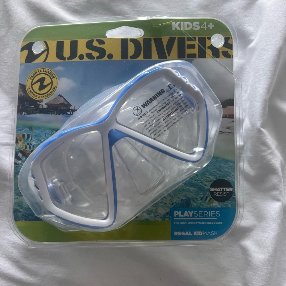 - NIP AQUA LUNG US DIVER PLAY SERIES KIDS MASK - REGAL KID MASK- 4 +